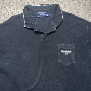 vintage polo sport polo shirt ralph lauren mens size 2XL 90s waffle knit 🇺🇸